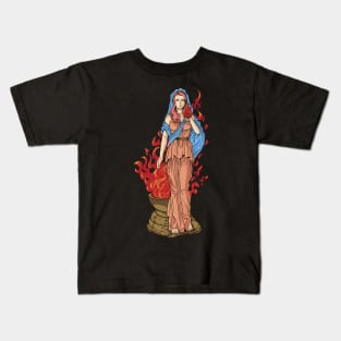 Goddess of Greek mythology - Hestia Vesta Kids T-Shirt